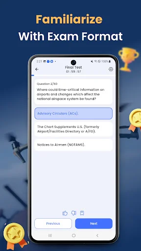 Part 107 Practice Test 2026 डाउनलोड करें – FAA ड्रोन लाइसेंस पाएं - Screenshot 6