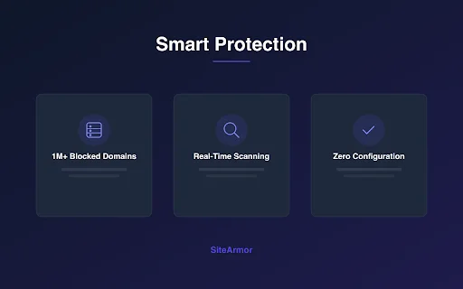 SiteArmor Chrome Extension डाउनलोड करें – फ़िशिंग सुरक्षा - Screenshot 3