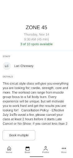 Big Sky Fitness ऐप डाउनलोड करें – अपनी फिटनेस क्लास आसानी से शेड्यूल करें - Screenshot 3