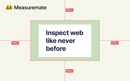 Measuremate डाउनलोड करें – वेब डिज़ाइन के लिए बेस्ट पिक्सेल रूलर और CSS इंस्पेक्टर - Screenshot 1