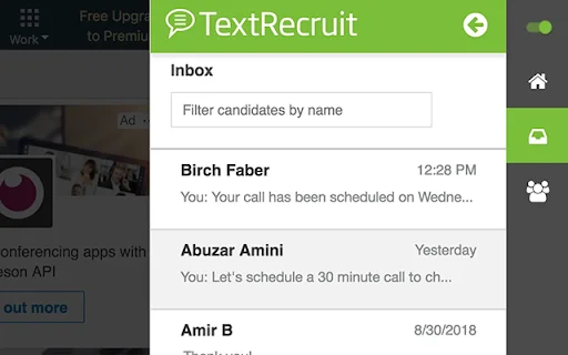 TextRecruit Extension डाउनलोड करें – भर्ती प्रक्रिया को आसान बनाएं - Screenshot 3