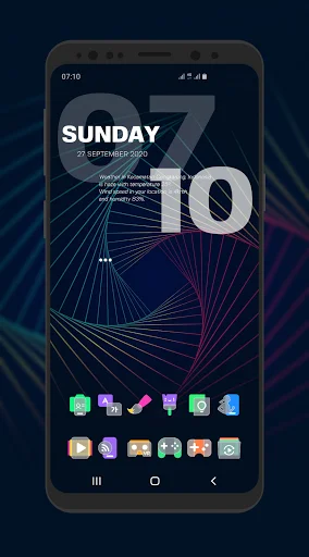 Bluric Icon Pack डाउनलोड करें – Frozen Glass स्टाइल आइकन - Screenshot 8