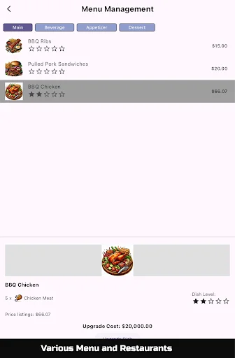 SimFoodie: Idle Business Sim डाउनलोड करें – बिज़नेस मैनेजमेंट गेम - Screenshot 15