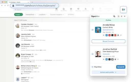 SignalHire डाउनलोड करें – ईमेल और फोन नंबर खोजने का सबसे आसान तरीका - Screenshot 2