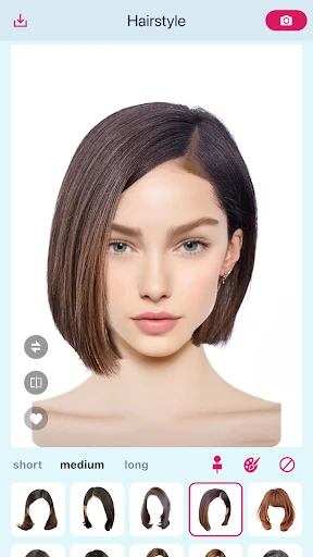 Hairstyle Try On – AI Haircut डाउनलोड करें – अपना हेयरस्टाइल बदलें - Screenshot 14