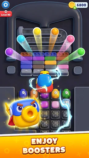 Color Beads Drop डाउनलोड करें – मजेदार कलर सॉर्टिंग पहेली गेम - Screenshot 5