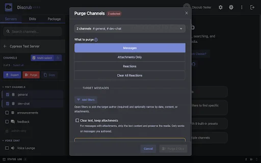 Discrub डाउनलोड करें – Discord मैसेज मैनेज और एक्सपोर्ट करें - Screenshot 4