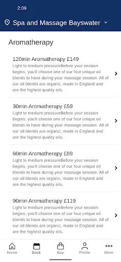 Spa & Massage ऐप डाउनलोड करें – अपनी अपॉइंटमेंट बुक करें - Screenshot 2