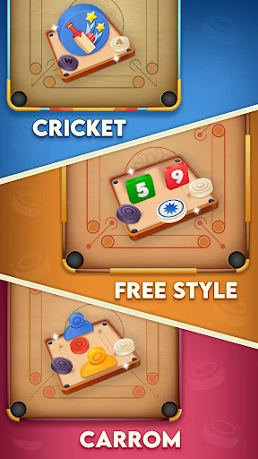 Carrom Cricket डाउनलोड करें – बेहतरीन ऑनलाइन कैरम और डिस्क पूल गेम - Screenshot 2