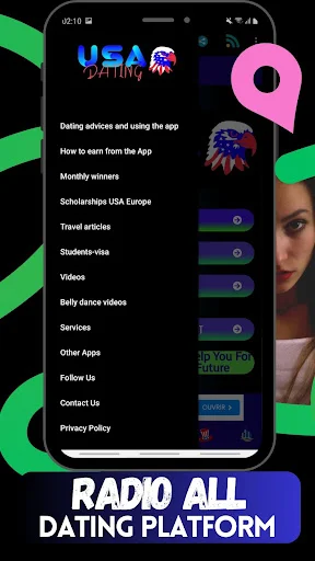 USA Dating ऐप डाउनलोड करें – अमेरिका और पेरिस में नए दोस्त बनाएं - Screenshot 15