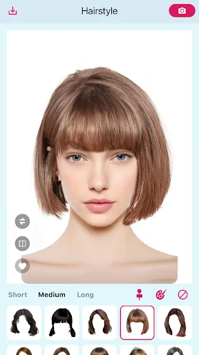 Hairstyle Try On – AI Haircut डाउनलोड करें – अपना हेयरस्टाइल बदलें - Screenshot 19