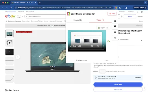 eBay Image Downloader – eBay से तस्वीरें और वीडियो डाउनलोड करें - Screenshot 3