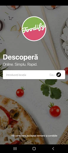 Foodify.ro ऐप डाउनलोड करें – वाल्शिया के लिए सर्वश्रेष्ठ ऑनलाइन फूड ऑर्डरिंग - Screenshot 1
