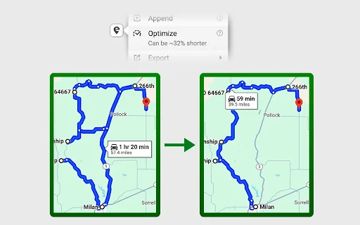 Google Maps Extended Routes डाउनलोड करें – रूट प्लानिंग टूल - Screenshot 2