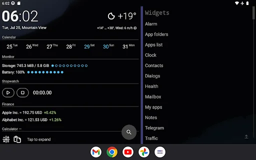 AIO Launcher डाउनलोड करें – सबसे तेज़ और कस्टमाइज़ेबल होम स्क्रीन - Screenshot 7