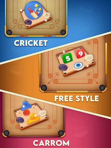 Carrom Cricket डाउनलोड करें – बेहतरीन ऑनलाइन कैरम और डिस्क पूल गेम - Screenshot 12