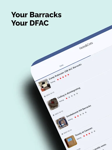 Hots&Cots डाउनलोड करें – DFAC और बैरक की रेटिंग और समीक्षाएं - Screenshot 5