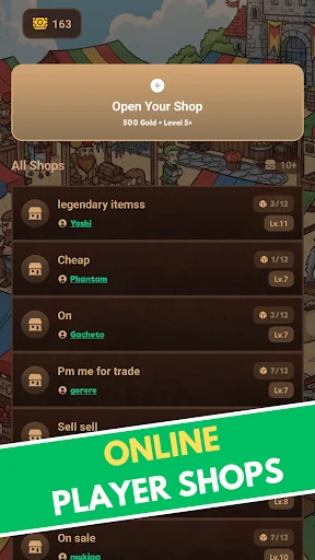 Gladia2 ऑनलाइन MMO टेक्स्ट RPG डाउनलोड करें – मध्ययुगीन एडवेंचर - Screenshot 13
