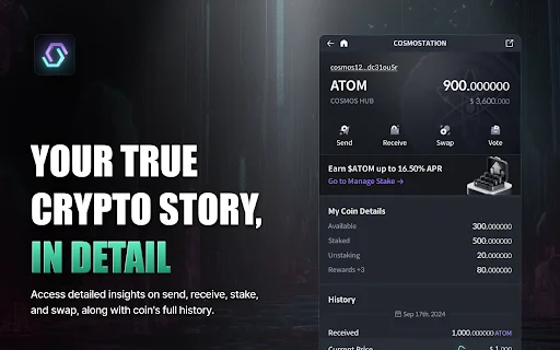 Cosmostation Wallet डाउनलोड करें – 80+ चेन के लिए सुरक्षित क्रिप्टो वॉलेट - Screenshot 2