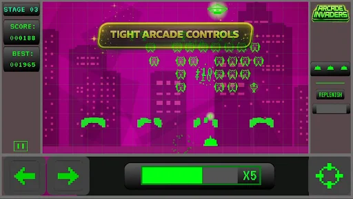 Arcade Invaders From Space डाउनलोड करें – सर्वश्रेष्ठ रेट्रो स्पेस शूटर - Screenshot 5