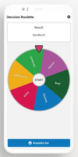 Decision Roulette – Random डाउनलोड करें – निर्णय लेने वाला बेहतरीन ऐप - Screenshot 1