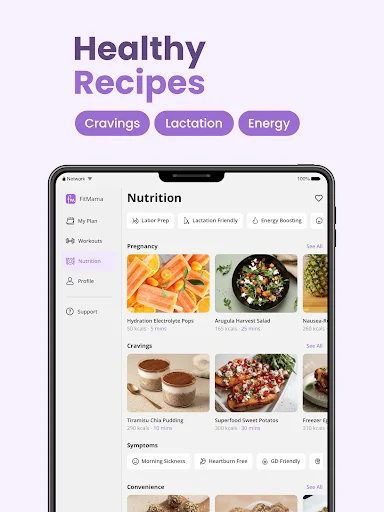 FitMama: गर्भावस्था और प्रसवोत्तर फिटनेस ऐप डाउनलोड करें - Screenshot 15