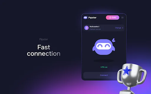 Pipster VPN डाउनलोड करें – तेज़ और सुरक्षित प्रॉक्सी एक्सटेंशन - Screenshot 2