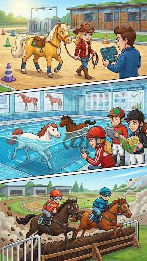 Horse Master डाउनलोड करें – घोड़ों को पालें और रेसिंग के दिग्गज बनें - Screenshot 7