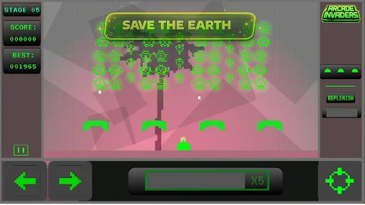 Arcade Invaders From Space डाउनलोड करें – सर्वश्रेष्ठ रेट्रो स्पेस शूटर - Screenshot 2