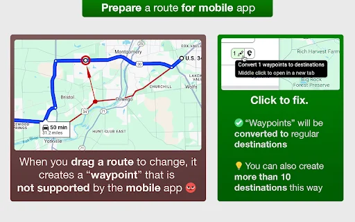 Google Maps Extended Routes डाउनलोड करें – रूट प्लानिंग टूल - Screenshot 4