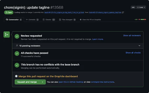 Graphite डाउनलोड करें – GitHub PR को बेहतर और तेज़ बनाएँ - Screenshot 2