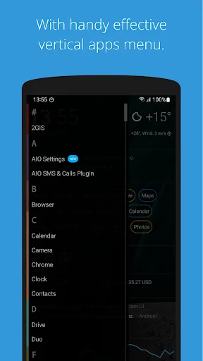 AIO Launcher डाउनलोड करें – सबसे तेज़ और कस्टमाइज़ेबल होम स्क्रीन - Screenshot 4
