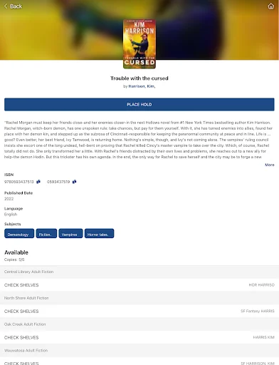 CountyCat Mobile App डाउनलोड करें – लाइब्रेरी पुस्तकें और डिजिटल संसाधन - Screenshot 16