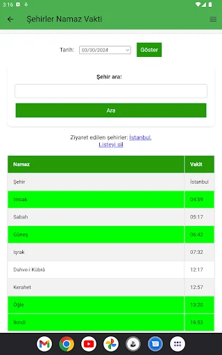 Türkiye Takvimi डाउनलोड करें – नमाज़ का समय और किबला दिशा - Screenshot 13