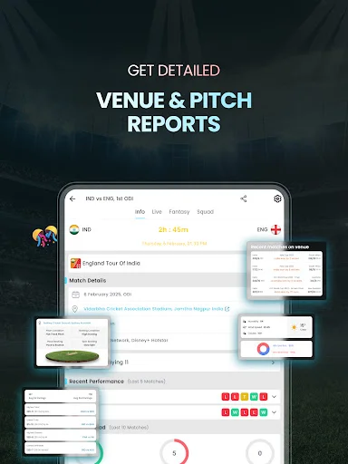 Cricket LineX डाउनलोड करें – सबसे तेज़ लाइव क्रिकेट स्कोर और अपडेट - Screenshot 13