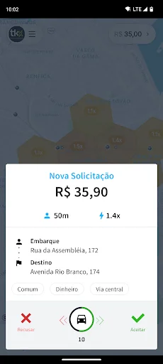 Tkx Motorista डाउनलोड करें – ड्राइवरों के लिए सुरक्षित और तेज़ ऐप - Screenshot 3