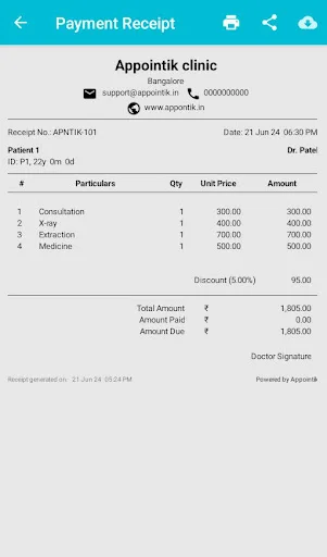 Appointik – Clinic App डाउनलोड करें | डॉक्टरों के लिए बेस्ट क्लिनिक मैनेजमेंट - Screenshot 6