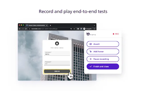 BugBug Automation Testing डाउनलोड करें – बिना कोडिंग के ऑटोमेशन - Screenshot 2