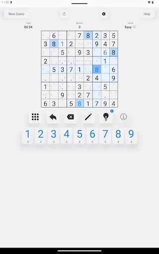 Sudoku Trainer डाउनलोड करें – सुडोकू में महारत हासिल करें और मुफ्त खेलें - Screenshot 9