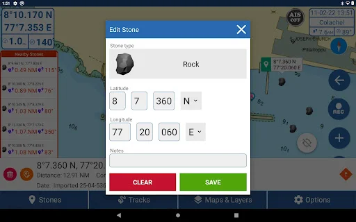 Kadal Map – Marine Navigation डाउनलोड करें – मछुआरों के लिए बेहतरीन नेविगेशन ऐप - Screenshot 17