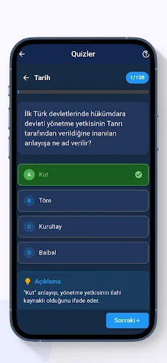 Sınav Yardımcın: YKS KPSS DGS डाउनलोड करें – परीक्षा तैयारी ऐप - Screenshot 5
