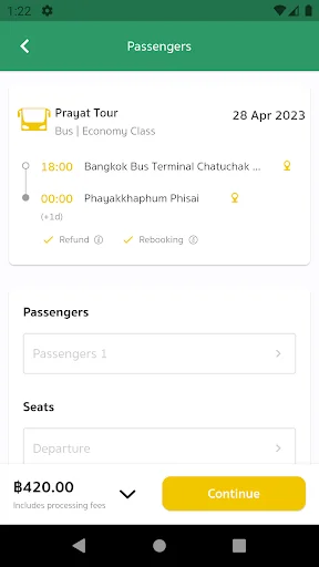 Prayat Tour ऐप डाउनलोड करें – बस टिकट बुकिंग और सुरक्षित भुगतान - Screenshot 4