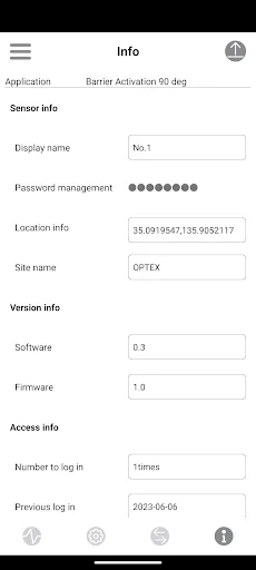 Virtual Loop डाउनलोड करें – OPTEX OVS-02 वाहन डिटेक्टर सेटिंग ऐप - Screenshot 12