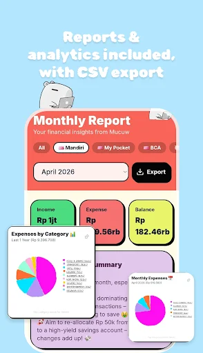 Mucuans – Gen Z Money Manager डाउनलोड करें | अपना खर्च ट्रैक करें - Screenshot 6