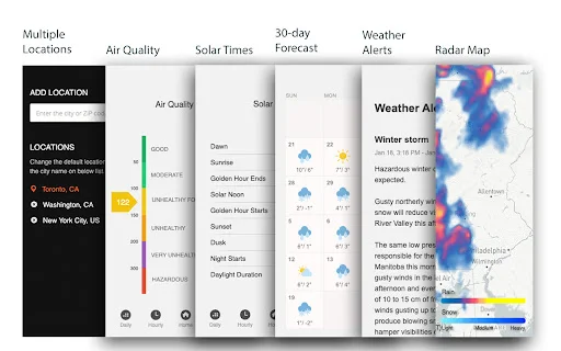 UV Weather डाउनलोड करें – सटीक मौसम पूर्वानुमान और लाइव रडार - Screenshot 4