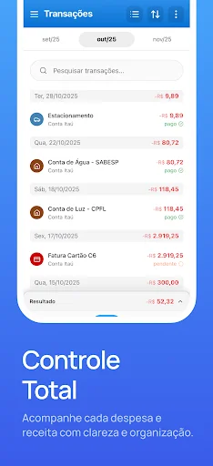 Dinzo: Finanças Pessoais डाउनलोड करें – अपना बजट ट्रैक करें - Screenshot 2