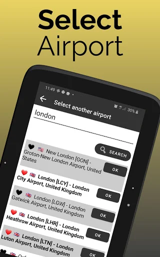 Fort Lauderdale Flights डाउनलोड करें – लाइव फ्लाइट अपडेट्स - Screenshot 15