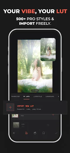 Modipix डाउनलोड करें – रेट्रो फिल्म और 3D LUTs के साथ प्रोफेशनल फोटो एडिटिंग - Screenshot 1