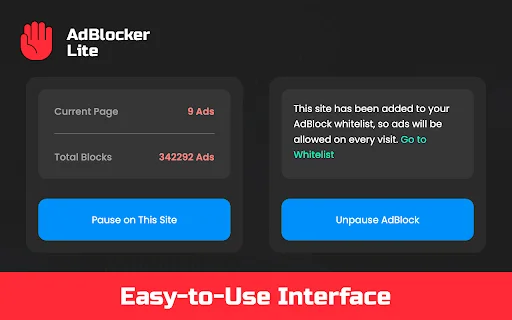 AdBlock Lite डाउनलोड करें – Chrome के लिए सर्वश्रेष्ठ एड ब्लॉकर - Screenshot 3