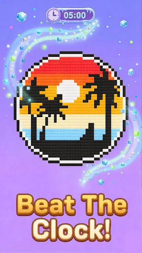 Gems Match: Art Jigsaw डाउनलोड करें – रंगीन पहेली गेम का आनंद लें - Screenshot 3